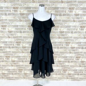1円 ドレス Rue de B ワンピース 3 黒 カラードレス キャバドレ 発表会 イベント　中古８７１４