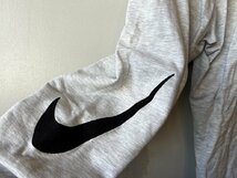 (^w^)b NIKE ナイキ 90s ヴィンテージ ビッグ ロゴ スウェットパンツ XL グレー ブラック テーパード デカロゴ スゥッシュ ビンテージ_画像4