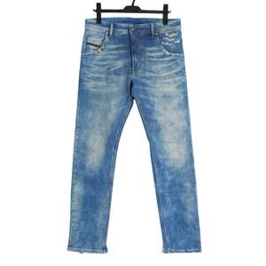 ◆良品 イタリア製◆ DIESEL ディーゼル ジョグジーンズ KROOLEY-T 087AC ダメージ加工 スウェット デニム パンツ メンズ 30　2153L1