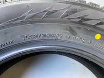 ■225/60R17 99Q■VRX2 2022年製■ブリザック VRX2 スタッドレスタイヤ 4本セット ブリヂストン BLIZZAK 新品未使用　225 60 17_画像5