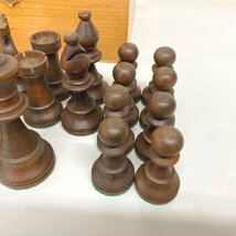 □LARDY　木製チェス駒(チェスピース)　ケース付　フランス製　/USED・玩具　Π□_画像5