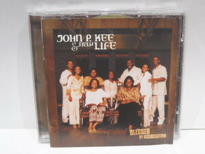 サイン入り CD　JOHN P.KEE & NEW LIFE　BLESSED BY ASSOCIATION　ジョン・ピー・キー　2002年　ゴスペル R&B