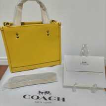 COACH コーチ スヌーピー コラボ トートバッグ デンプシートート 新作_画像2