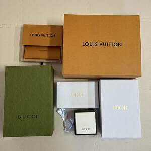 空箱 LOUIS VUITTON ルイヴィトン ヴィトン 空き箱 ボックス 小物 GUCCI グッチ　時計　ディオール　Dior 靴　財布　リボン　箱　ブランド