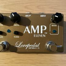 AMP ELEVEN LovePedal ラブペダルOverdrive ギター エフェクター 良音です_画像7