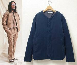 未使用品 / ノンネイティブ HIKER PUFF JACKET COTTON CORD 中綿 コーデュロイジャケット 1 ネイビー 紺 nonnative CLIMASHIELD