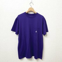 美品 / SOPHNET ポケットTシャツ スコーピオン L パープル 紫 半袖 刺繍 ワンポイント ソフネット_画像1