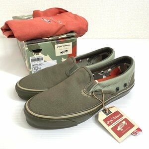 【27.5cm 新品】VANS VAULT × Nigel cabourn OG CLASSIC SLIP-ON LX USMC ARMY MIX スリッポン バンズ ヴォルト ナイジェルケーボン