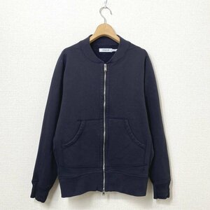 【22AW 美品】nonnative ノンネイティブ DWELLER BLOUSON COTTON SWEAT スウェットジャケット 1 ブラック 黒 ブルゾン 裏起毛 後染め