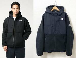 【メンズ XL】THE NORTH FACE ノースフェイス デナリフーディ ブラック 黒 プリマロフト 中綿 フリースジャケット Denali Hoodie NA71952