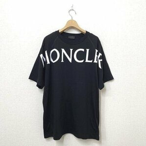 国内正規品 / モンクレール MONCLER ロゴTシャツ L ブラック 黒 半袖 ビッグロゴの画像1