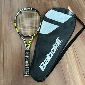 バボラ BABOLAT 硬式テニスラケット aeropro drive アエロプロドライブ グリップ#1 中古 ジャンク品 ラケットケース付き