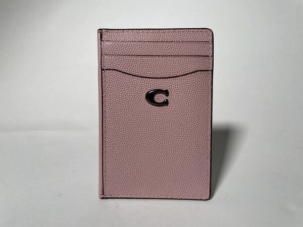 Coach コーチ カードケース 定期入れ レザー ピンク