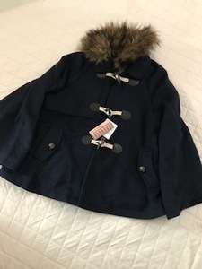  tag equipped duffle coat jacket coat jumper outer garment A line 160.[ Saturday and Sunday month limitation coupon use .1800 jpy ]