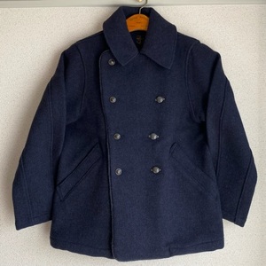 キャピタル KAPITAL 40s メルトン ピーコート　DP コート NAVY 美品　M