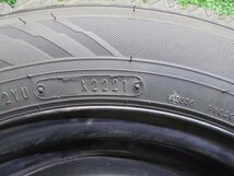 5EQ604AB14) 送料無料 バリ山 2021年製 175/65R15 North Trek N3i スタッドレスタイヤ+ホンダ純正スチールホイール4本セット フィット_画像4