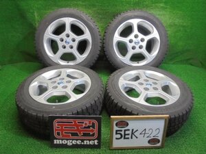 5EK422AD11) 送料無料 205/55R16 ウィンターマックス WM01 スタッドレスタイヤ+日産純正 16インチホイール4本セット 2019年製　リーフ