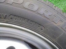 5EP607BC3 ) 送料無料 155/65R14 ICE ESPORTE スタッドレスタイヤ+ダイハツ純正 14インチスチールホイール4本セット 2019年製 L375 タント_画像4