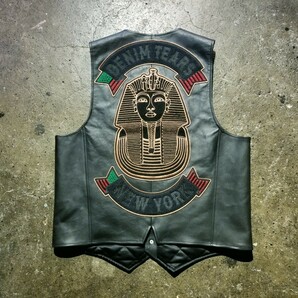 LEVI'S × DENIM TEARS 23AW Tracy's King Tut Vest リーバイス デニムティアーズ レザーベスト イタリア製の画像1