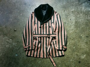 Jean Paul GAULTIER HOMME 99AW ストライプ マッキノーコート 1999AW 90s ジャンポールゴルチエ