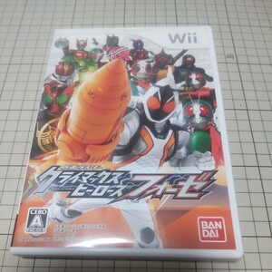 作動未確認 任天堂 Wii ソフト ディスク 仮面ライダー クライマックスヒーローズ フォーゼ