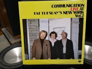 ■レコード 5000円以上で送料無料◆レッドミッチェル◆COMMUNICATION LIVE AT FAT TUESDAY’S NEW YORK VOL.1.2(2枚セット)L69