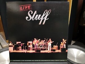 ■3点以上で送料無料!! LIVE STUFF yubinchokin hall tokyo japan 国内盤 LP Jazz Fusion L7