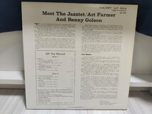 ■レコード 5000円以上で送料無料！ JAZZ/ジャズ THE JAZZTET ART FARMER BENNY GOLSON 28LP7NT_画像2