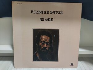 ■3点以上で送料無料!! JAZZ/ジャズ RICHARD DAVIS AS ONE/リチャード・デイヴィス 27LP4NT