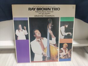 ■3点以上で送料無料!! JAZZ/ジャズ 国内盤 RAY BROWN TRIO/LIVE AT THE CONCORD JAZZ FESTIVAL/CONCORD JAZZ 31LP9NT