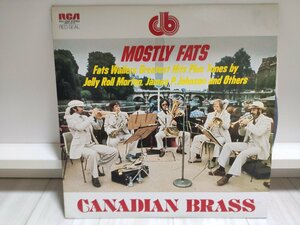 ■5000円以上で送料無料！国内盤 MOSTLY FATS CANADIAN BRASS フォーク・カントリー 48LP10NT