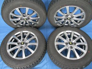 MANARAY SPORT ES 14インチアルミホイール14×55 ET38 100-4H＆ICE NAVI 165/70R 14セット