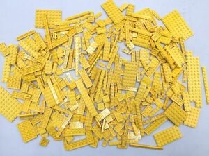 Y-147　レゴバラパーツ　黄色/イエロー　プレートパーツ　4　まとめてセット　60サイズ