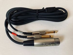 XLR（メス3ピン）- デュアルフォーン ケーブル 3m