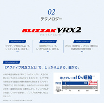 12/7発送【2023年製造/新品/国内正規品】ブリヂストン BLIZZAK VRX2 205/60R16 92Q 4本セット 取付店/個人宅配送可_画像6