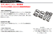 RG レーシングギア ダウンサス/ トヨタ/ スペイド,ポルテ/ NCP141/ 2WD 1.5L/ 2012年7月～2020年12月/【ST169A】_画像2