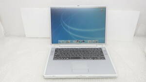 Apple PowerBook G4　M8407 Late2001 15.2インチ　Mac OS X/Power PC G4 550MHz/HDD 20GB/メモリ 512MB/DVDドライブ 中古現状品