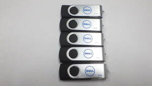 １円～　DELL　USBメモリー　8GB　5個セット　中古動作品
