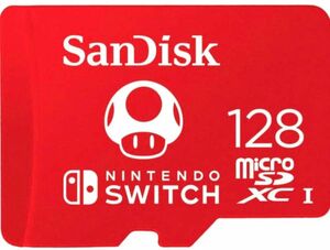 任天堂 スイッチ 推奨 マイクロsdカード 128GB サンディスク　マリオ