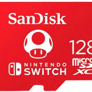 任天堂 スイッチ 推奨 マイクロsdカード 128GB サンディスク　マリオ