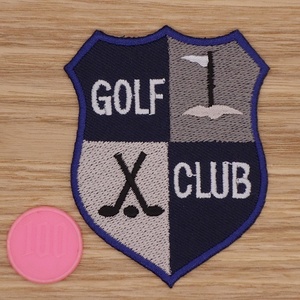 【Ｍサイズ】アイロンワッペン NO.1219 ＧＯＬＦ ＣＬＵＢ ゴルフ ゴルフクラブ アップリケ 【郵便定形】