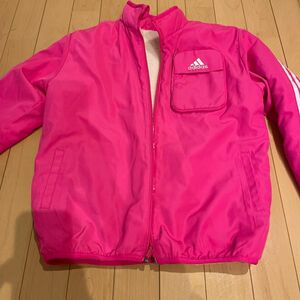 アディダスキッズ女の子140-150cmジャケットリバーシブルスポーツ ジャケット アディダス adidas