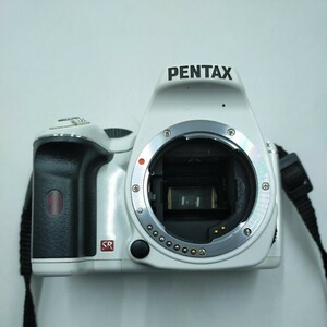 〇ジャンク品 PENTAX K-X デジタル一眼レフカメラ レンズキット ホワイト ペンタックス ※動作未確認