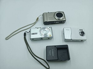 ◯カメラ まとめ デジカメ Panasonic DMC-FX9 HITACHI HDC-302 SLIM SONY Cyber-shot DSC-HX5V ※通電未確認 