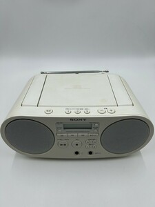 ◯SONY ソニー CDプレーヤー ZS-S40 デッキ AM/FMラジオ CD-R/RW再生可 電池駆動可 電源ケーブルなし※通電動作未確認