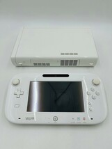 ◯任天堂 Nintendo Wii U マリオカート 8 セット ホワイト 白 32GB WUP-101 付属品欠品あり ※通電動作未確認_画像1