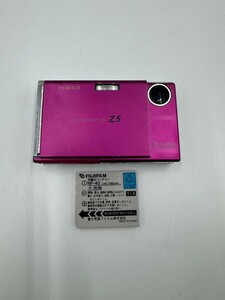 ●Fujifilm 富士フイルム デジタルカメラ Finepix Z5fd バッテリー付き ピンク 傷あり ※通電未確認 