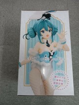 ●FuRyu フリュー 初音ミク フィギュア BiCute Bunnies Figure - 初音ミク 白うさぎver. - Art by Anmi AMU-PRZ11626 未開封_画像4