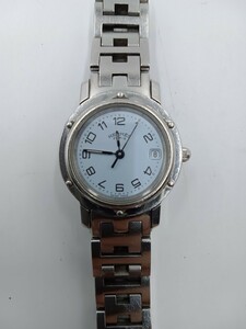 ● エルメス クリッパー ナクレ CL4.210 HERMES PARIS 腕時計 クォーツ 2207016