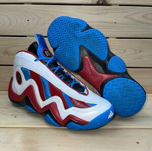 アディダス 27cm クレイジー 97 ドリュー ホリデー ホワイト レッド ブルー adidas CRAZY97 JRUE HOLIDAY #11 バッシュ バスケットボール